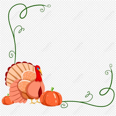 thanksgiving border png|Thanksgiving Border PNG, Vector And Transparent Clipart .